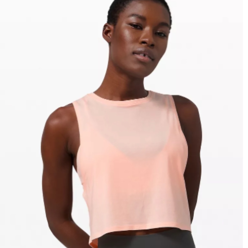 Cut Back Crop Tank - Lululemon